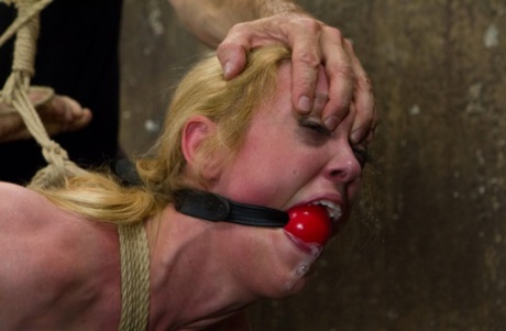 Пышная мамаша Ди Уильямс резвится во время болезненного сеанса бондажа 6