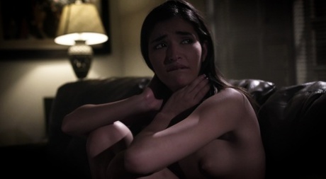 Брюнетка, Хардкор, Натуральные сиськи, Маленькие сиськи, Дрочат пальцами, Молоденькие, Лижут киску 15